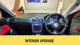 MK4 Golf Black interior upgrade  sport trim part 1 [upl. by Clarita627]