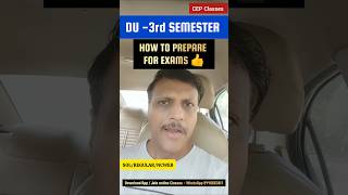 3rd Sem EXAM Preparation DU SOL  NCWEBREGULAR shorts [upl. by Ashok]