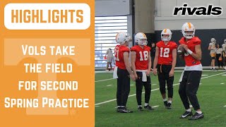 Highlights from Tennessee footballs second spring practice of 2024 [upl. by Arnaldo]