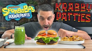 I made the KRABBY PATTY from Spongebob [upl. by Aihsotal574]