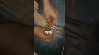 Natural shital pati brown hand bage 👜makingshital pati brown handbagmaking home craft [upl. by Idnew787]