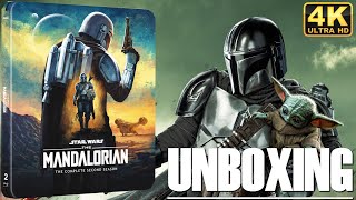 THE MANDALORIAN SAISON 2 STEELBOOK 4K BLURAY UNBOXING [upl. by Ayr276]