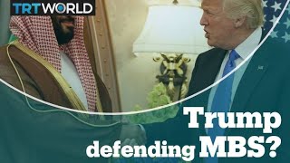 Trump reacts to CIA report on Khashoggi killing [upl. by Stucker]