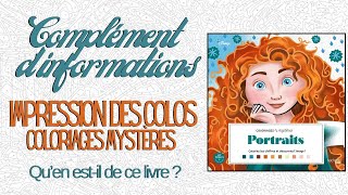 Portraits  Coloriages mystères Disney  Compléments dinformations [upl. by Ronaele]