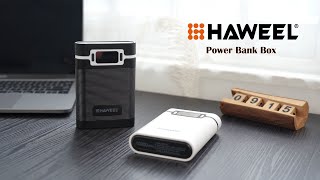 HAWEEL DIY 4x 18650 Battery Not Included 10000mAh Dualway QC Charger Power Bank Shell Box [upl. by Arsuy]