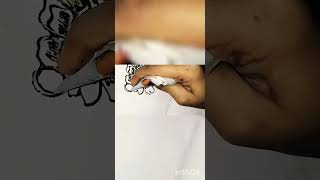 Khafif henna patch design 😱mehndi khafifmehndi mehndi viralvideo shorts [upl. by So]