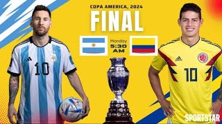 Live Argentina vs Colombia Live Copa America 2024 final Messiled ARG COL [upl. by Shaine94]