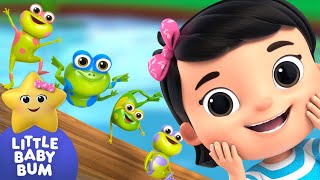 Five Little Speckled Frogs⭐ Mias Learning Time LittleBabyBum  Nursery Rhymes for Babies  LBB [upl. by Allis]