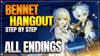 Bennet Hangout Event All Endings  Achievements 【Genshin Impact】 [upl. by Marys215]