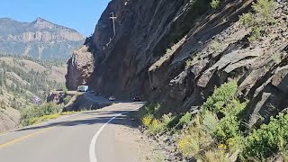 Million Dollar Highway San Juan Skyway Silverton to Ouray Colorado colorado [upl. by Yclehc795]