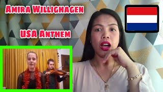 Amira Willighagen  USA Anthem 2020  REACTION [upl. by Trevah]