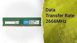 CT32G4DFD8266 Crucial 32GB DDR4 Desktop Memory CT32G4DFD8266 [upl. by Ratha]