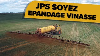 JPS Soyez  Épandage Vinasse  Spreading Vinasse 36 mètres [upl. by Amilb]