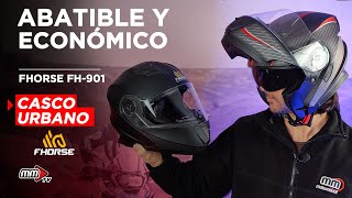 Casco abatible uso urbano con varios extra Fhorse JH901  Review [upl. by Lowrie]