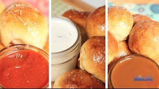 Stuffed Pretzel Bites 3 Ways [upl. by Gabby560]