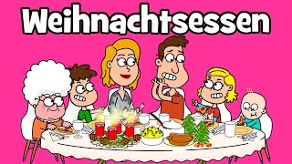 ♪♪ Kinderlied Weihnachten Familie – Weihnachtsessen  Hurra Kinderlieder  Weihnachtslieder [upl. by Oemac303]