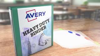 Back to School Supplies Featuring Avery Binders amp Dividers [upl. by Chuipek]