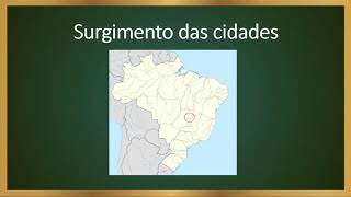 Geografia  Surgimento das cidades [upl. by Euqirdor]