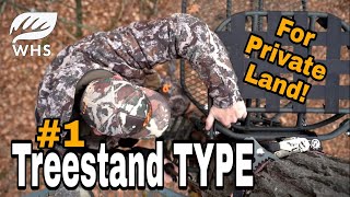 Best Treestand For Private Land Deer Hunting [upl. by Niwrehs]