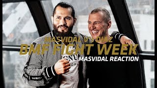 MASVIDAL REACTION TO THE BBC COMMENTARY ON ASKREN FLYING KNEE [upl. by Sachsse]