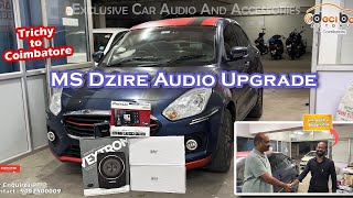 FULLY SATISFIED CUSTOMER WITH OUR INSTALLATION AND TUNING SWIFT DZIRE AUDIO UPGRADE [upl. by Eggleston]