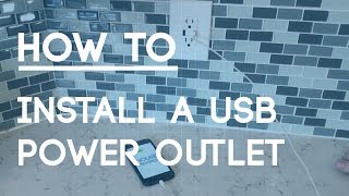 How To Install a USB Power Outlet  Charge Your Phone Without an Adapter [upl. by Elehcar247]