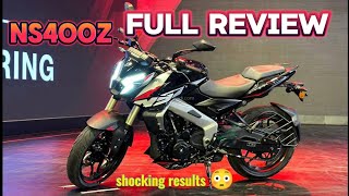 Bajaj ns400z honest review  worth buying must watch [upl. by Takeo]