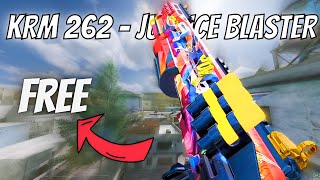 Free KRM 262  Justice Blaster Showcase CODM  Just Unlock it [upl. by Leaw]