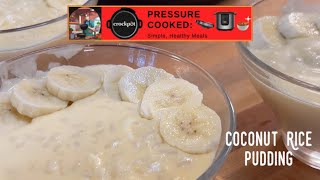 Crockpot Express  Coconut Rice Pudding [upl. by Rapp]