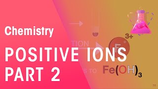 How To Test For Positive Ions  Part 2  Chemical Tests  Chemistry  FuseSchool [upl. by Hadden]