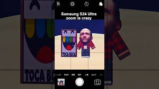 Samsung S24 Ultra zoom is crazy roblox hamsterinroblox shorts [upl. by Everick]