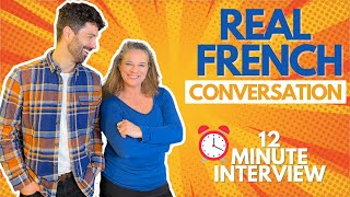 Real French Conversation amp French Listening practice Interview with Max [upl. by Mya]