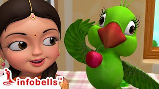 Chitti Chilakamma Amma Kottinda  Telugu Rhymes for Children  Infobells [upl. by Eireva873]