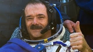 ISS commander Chris Hadfield returns to Earth [upl. by Hennebery]