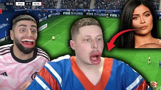 EA FC 24 MATCH wird EHRENLOS  KYLIE JENNER LIP STICK CHALLENGE  Jordan amp Semih [upl. by Elram]