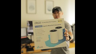 TPLink Deco X68 WiFi 6 AX3600 UNBOXING [upl. by Enasus]