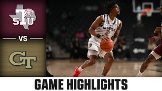 Texas Southern vs Georgia Tech Game Highlights  202425 ACC Men’s Basketball [upl. by Kremer364]