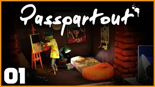 Passpartout The Starving Artist  Ep 1 I Can Paint  Passpartout GameplayLets Play [upl. by Galitea]