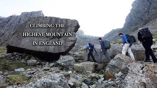 Climbing The Highest Mountain In England  Scafell Pike And The Corridor Route [upl. by Oza]