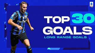 The best 30 longrange goals of the season  Top Goals  Serie A 202223 [upl. by Urian647]