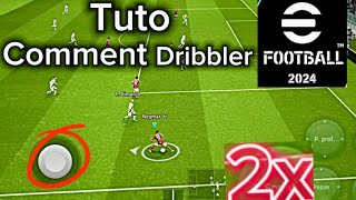 Comment faire des dribbles sur eFootball 2024 mobile tutorialefootball2024dribles [upl. by Oicram]