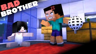 BABY HEEKO THE BAD BROTHER OF BABY HAIKO  MONSTER SCHOOL VERY TOUCHING MINECRAFT STORY [upl. by Iretak340]