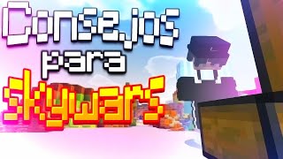 COMO MEJORAR en SKYWARS EQUIPAMIENTO PUENTES PVP  MIS CONFIGURACIONES  Minecraft PE [upl. by Ap723]