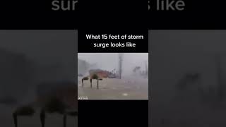 What a 15 feet storm surge looks like 😲 [upl. by Mastic655]