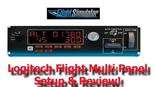 Logitech G Flight Instrument Panel Installation Tutorial [upl. by Sualakcin804]