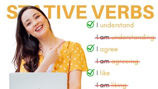 STATIVE VERBS  English Grammar  I understand OR I am understanding [upl. by Dareg503]