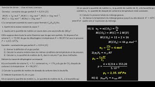 Exercice de chimie et grandeur physique liés à la quantité de matière  1 bac et tronc commun [upl. by Presber]