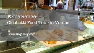 Cicchetti Food Tour in Venice [upl. by Rafaelof]