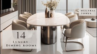 Modern Luxury Dining 14 Stunning Dining Room interior designs to Inspire Your Next Makeover [upl. by Scharf]