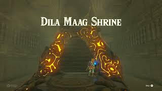 Dila Maag Shrine South Lomei Labyrinth FASTEST guide  Zelda BotW [upl. by Eecats]